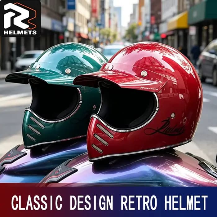 Casque de moto, casque cross-country