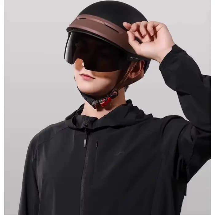 Hommes Moto demi-casque casquette De Baseball demi-visage casque Anti-UV