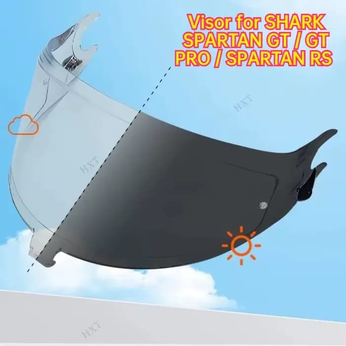 Visières photochromiques pour casques SHARK SPARTAN GT / GT PRO / SPARTAN RS