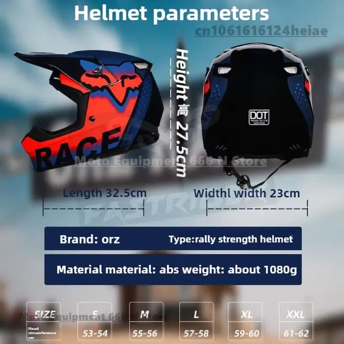 ORZ casque de moto