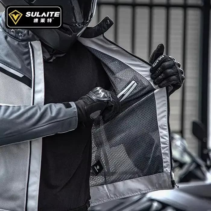 Veste d'été en maille respirante pour Moto