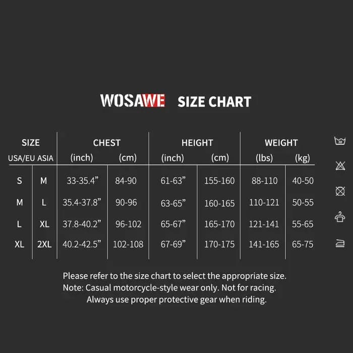 WOSAWE – veste de moto pour femmes
