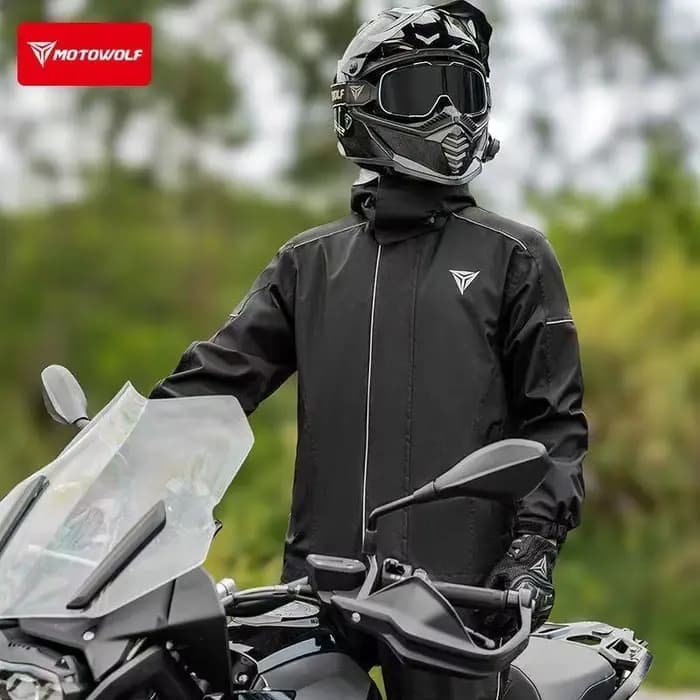 MOTOWOLF moto imperméable ensemble pantalons de pluie costume pour hommes femmes personne seule léger mince