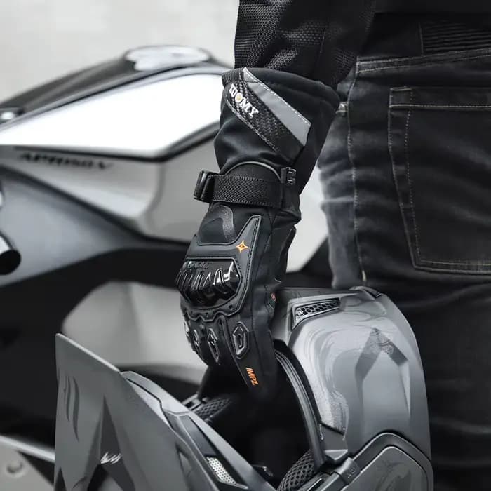 Gants de moto d'hiver imperméables