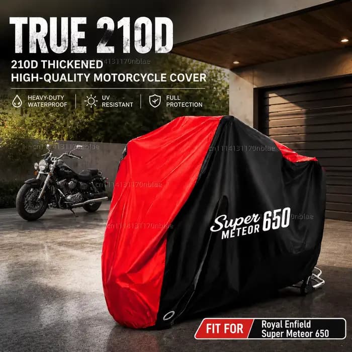 Housse de moto imperméable 210D pour Royal Enfield Super Meteor 650 2023-2026