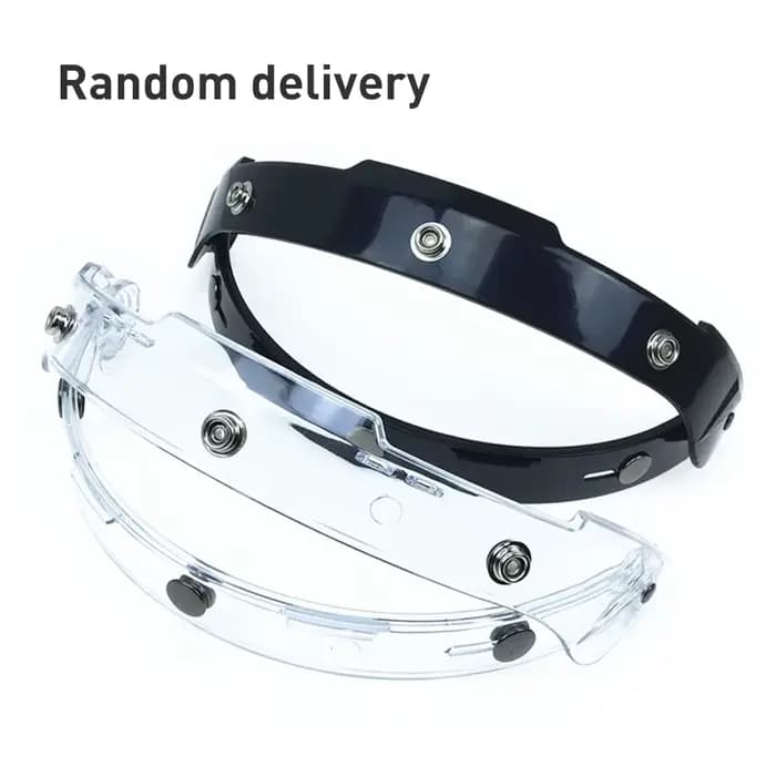 Visière de pare-vent à bulles à 3 boutons pour casque de moto Biltwell Gringo et Bonhike