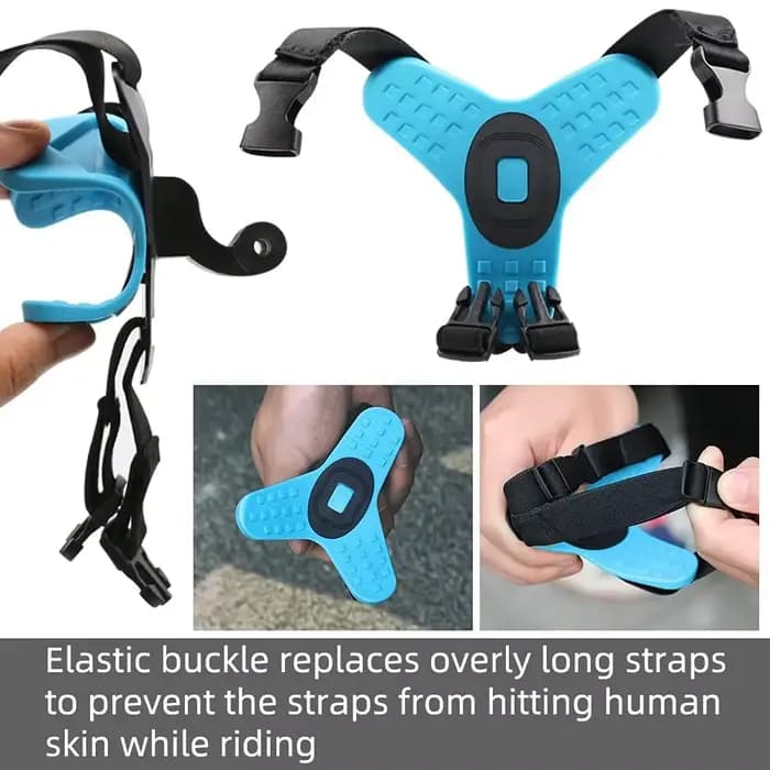 Support de mentonnière pour casque de moto