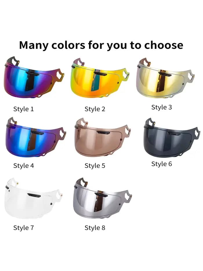 Remplacement de visière de casque pour Arai RX-7X REO XD RX-7V VAS-V intégral