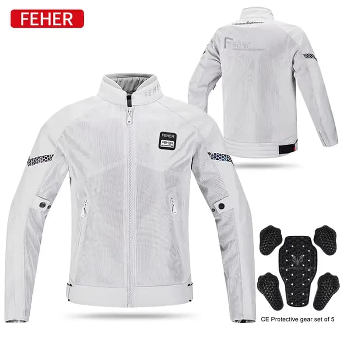 Veste de moto respirante pour homme