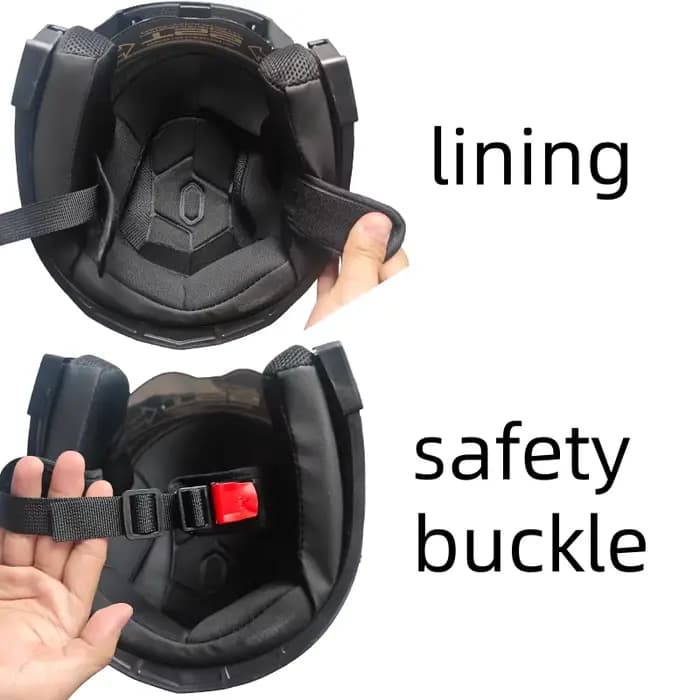 Casque de moto rabattable avec visière solaire intérieure amovible pour hommes