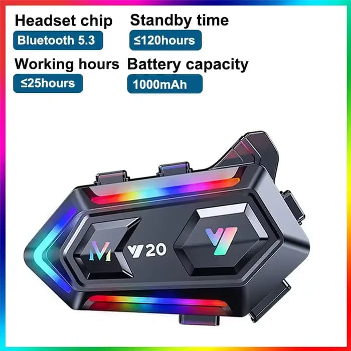 Casque Bluetooth pour moto Y20