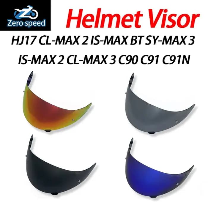 Visière de casque de moto HJ17 pour HJC C91 C90 C91N