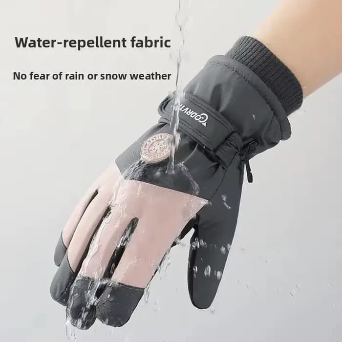 Gants de moto en polaire chauds