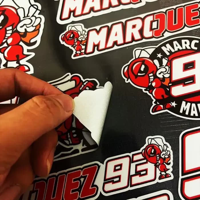 Autocollant de casque pour Marc Marquez 93 SHOEI