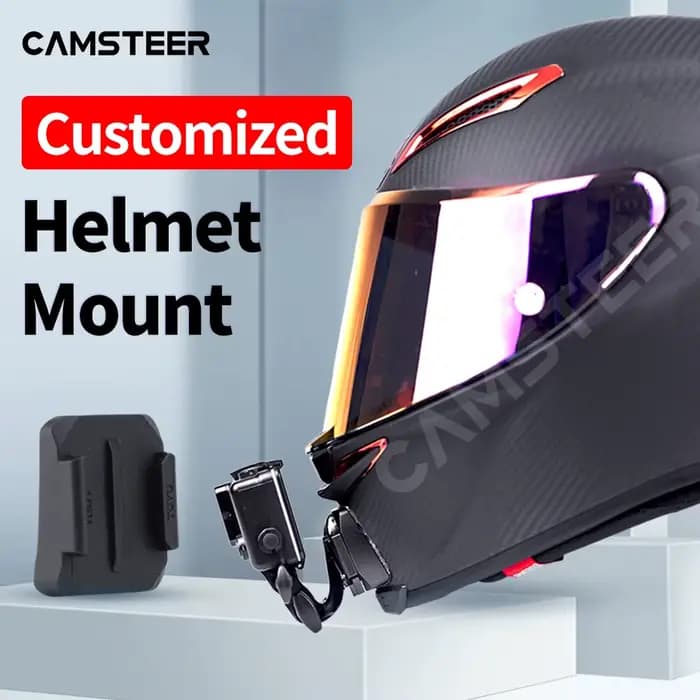 Support de menton pour casque de moto personnalisé