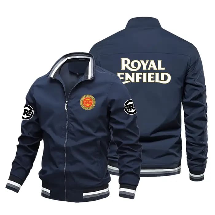 Veste de moto Royal Enfield de style rétro pour hommes