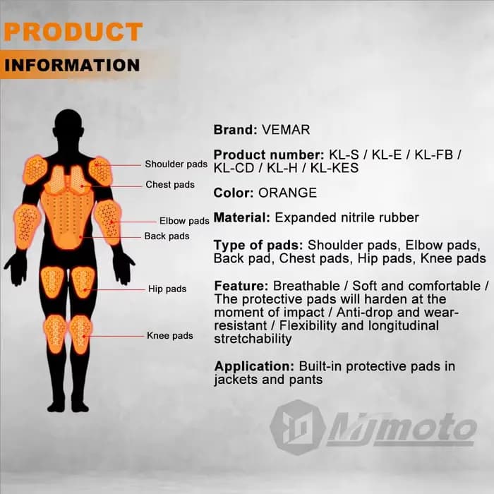 Équipement de Protection pour moto CE