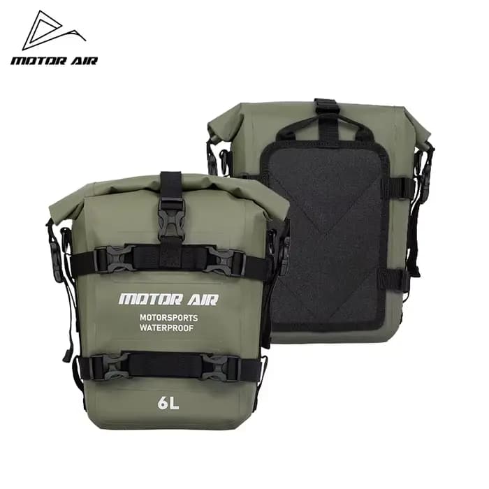 Moteur Air plus récent sac de moto 6L barres de sécurité sac pare-chocs multifonctionnel étanche outils de rangement Pack équipement d'équitation paquet