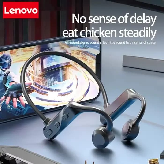Lenovo Swimming Bone Conduction Bluetooth 5.3 Headphones Double Earless IPX8 Waterproof Air Conduction Headphones New Arrivals