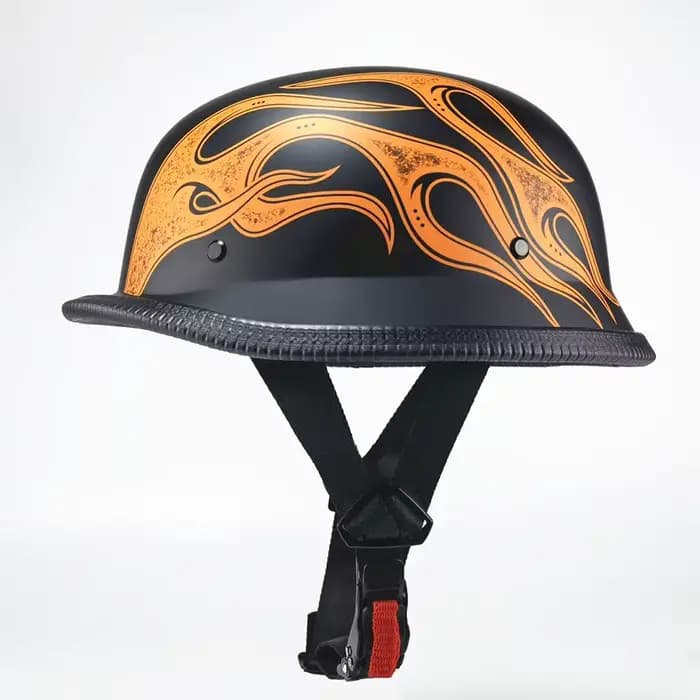 Casque certifié DOT, casque de moto vintage