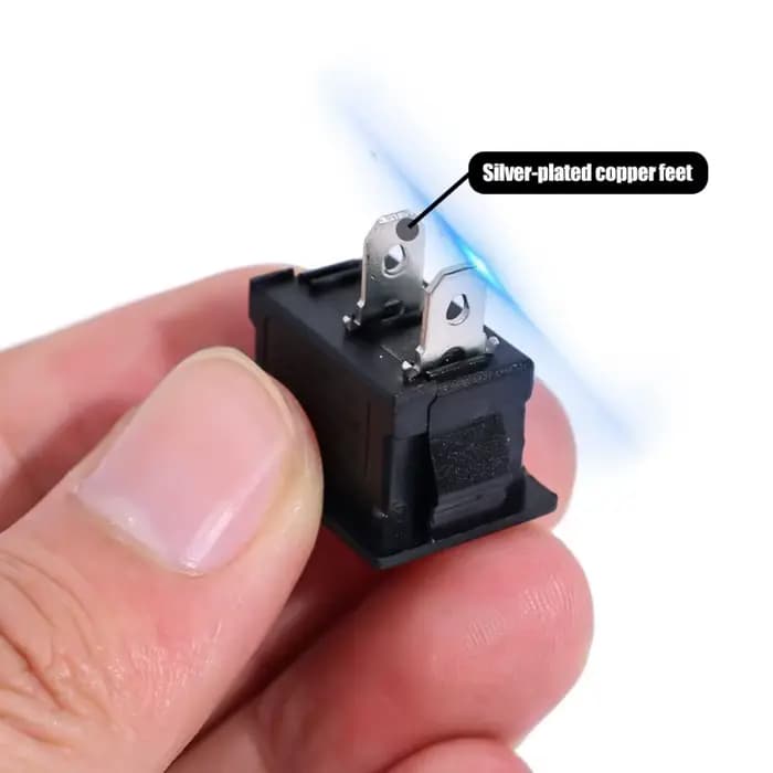 5/15 pièces bouton poussoir 21x15mm SPST 2Pin 6A 250V KCD11 Snap-in marche/arrêt bascule bateau maison moto interrupteur noir rouge blanc