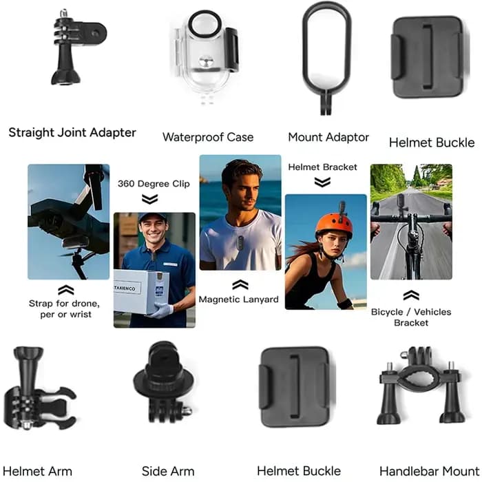 Kit d'accessoires pour caméra d'action H88