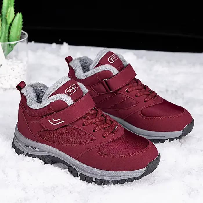 ELUVA bottes d'hiver pour hommes chaussures d'extérieur antidérapantes imperméables thermiques
