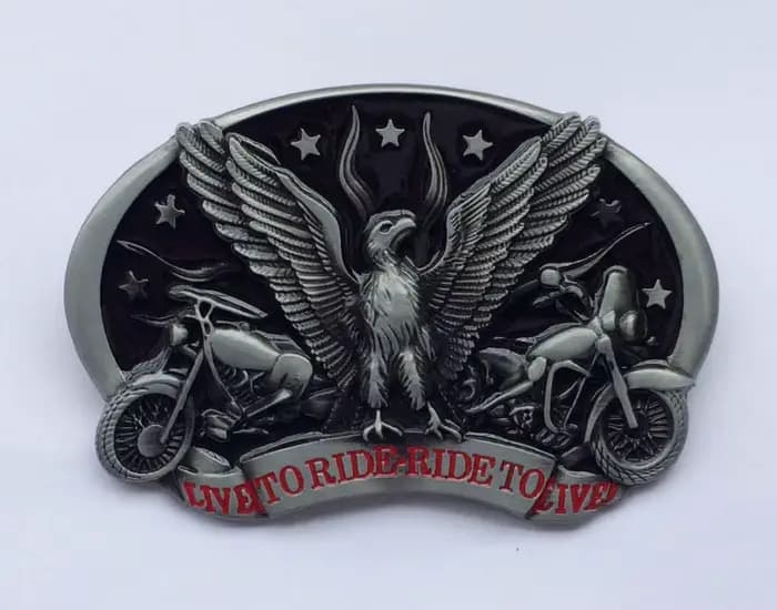 LIve To Ride Eagle – boucle de ceinture pour motards