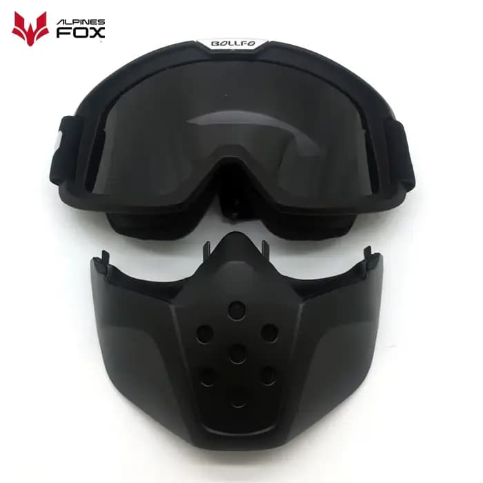 Lunettes de Motocross anti-poussière Ski Sports de plein air Moto masque modulaire détachable