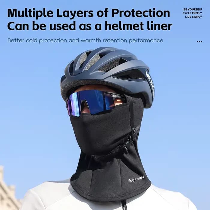 Cagoule thermique d'hiver WEST BIKING