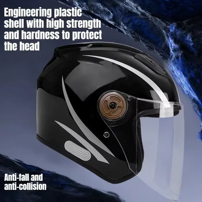 Casque de moto grande taille pour homme