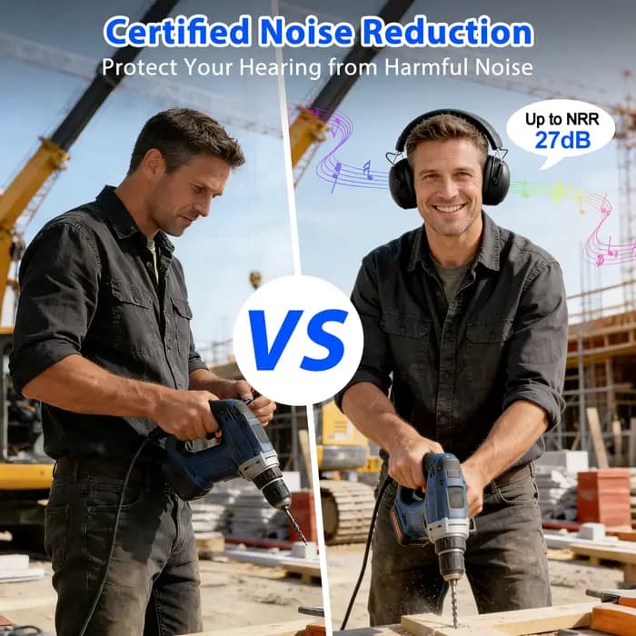 Casque de protection auditive YAKEMA avec Bluetooth 6.0