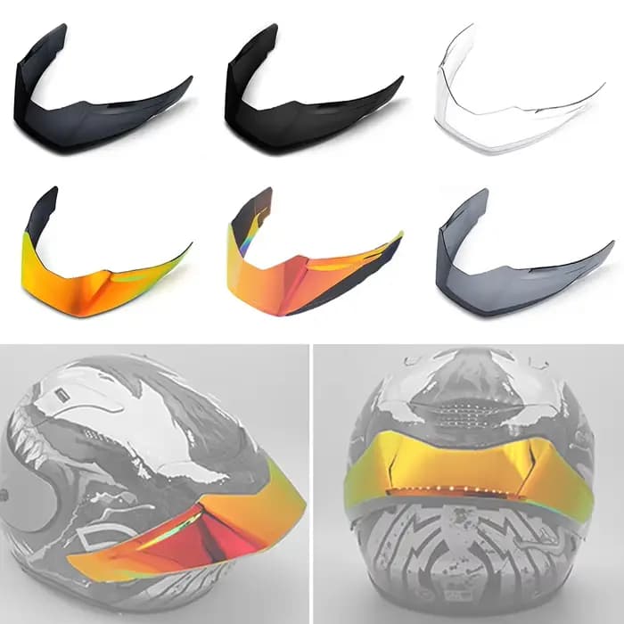 Becquet de casque de moto de qualité course