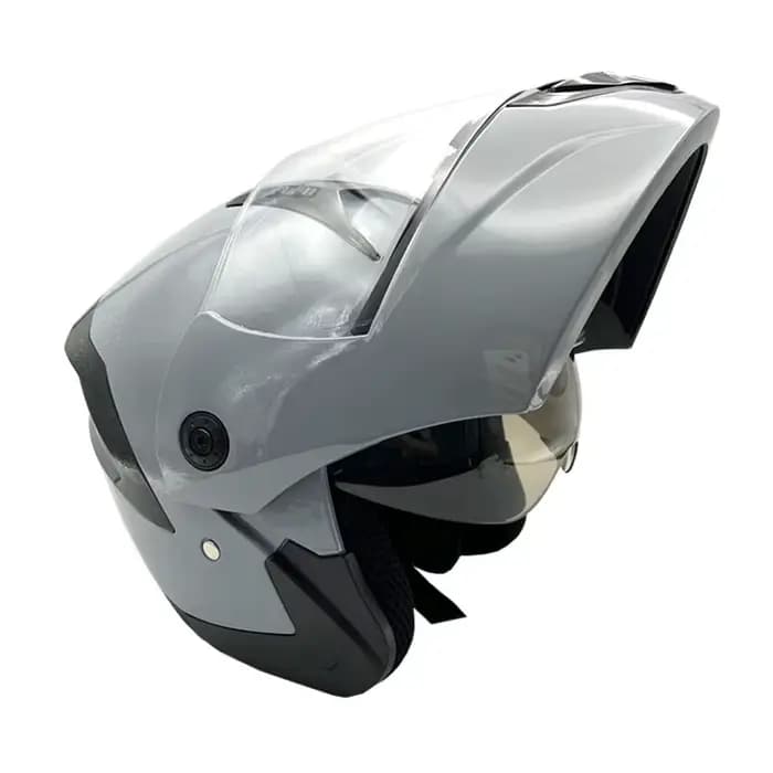 Dernier modèle de casque de moto modulaire de sécurité à visière rabattable