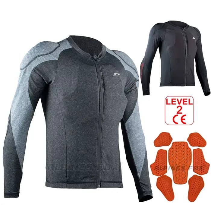Veste d'armure de moto d'été pour hommes et femmes