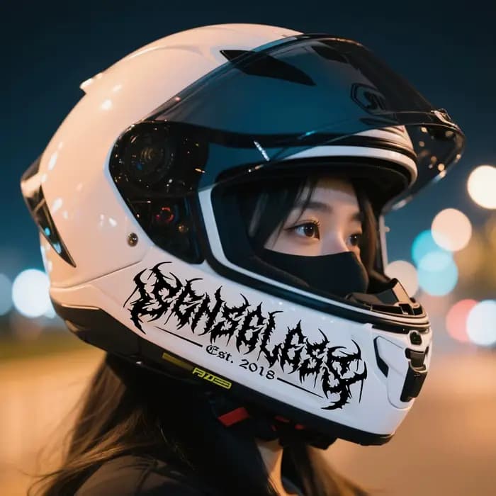 Autocollants pour casque de moto et accessoires de moto