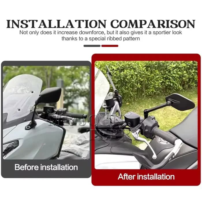 Rétroviseurs de guidon pour moto Yamaha TMAX 560 T-MAX560