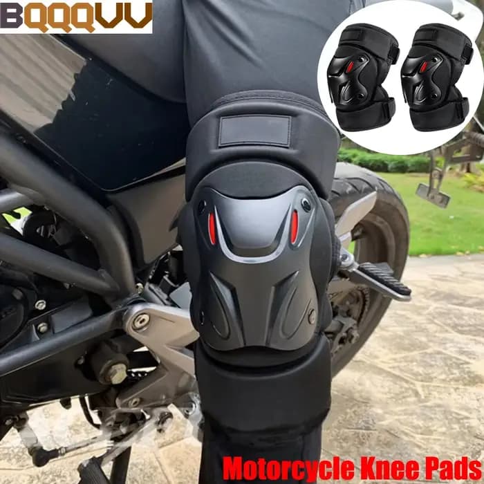 1 paire de genouillères pour moto, équipement de protection pour moto, protections pour genoux, tout-terrain, coudières pour moto, sports de plein air