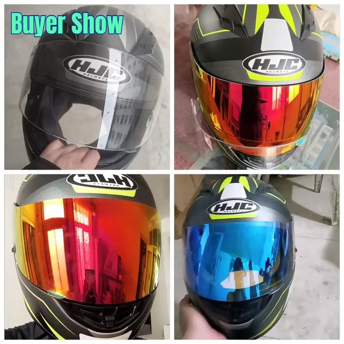 Visière de casque de moto pour HJC CL-15 16 17 AC-10 CL-12 CS-12