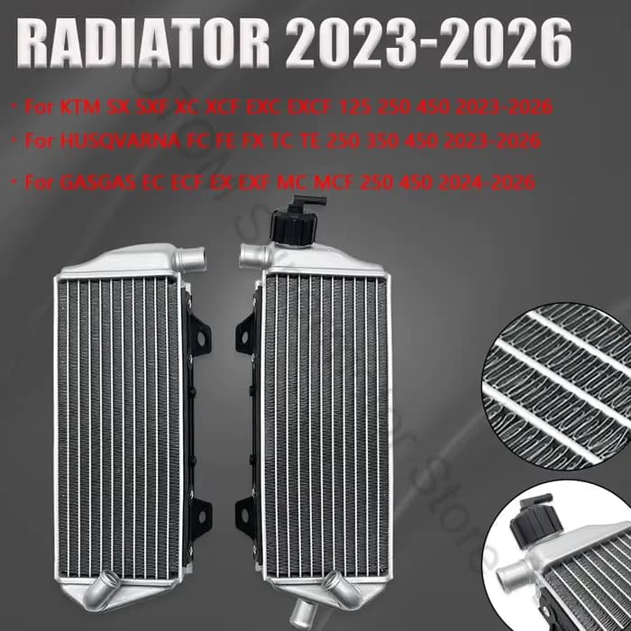 Kit de radiateur gauche et droit pour moto 2023-2026