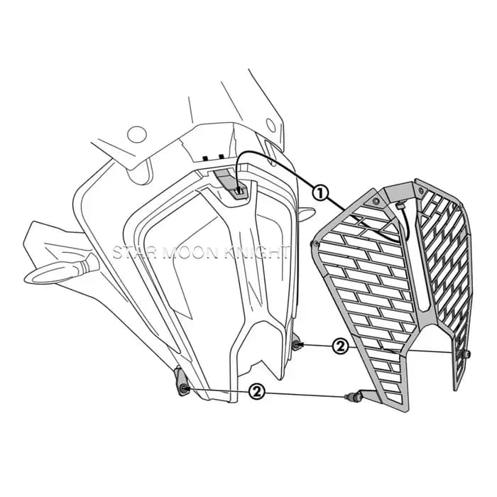Accessoires de moto pour 1290 Super Adventure ADV S R 2021 – 2024