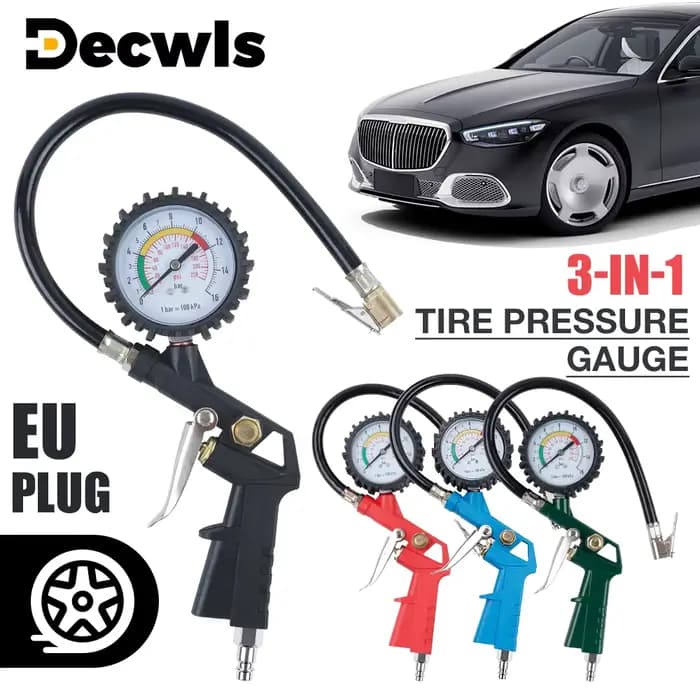 Manomètre de pression des pneus UE pour voiture/moto/SUV