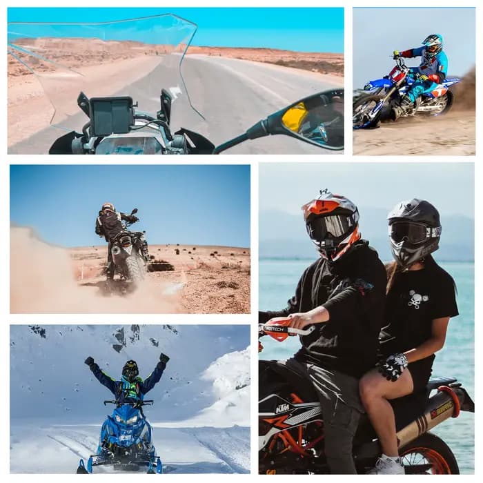 Support de casque de moto TELESIN
