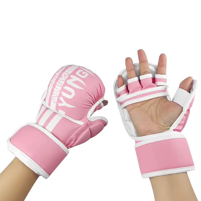 Gants de boxe à paume ouverte pour l'entraînement, le sparring MMA, les sports de combat, le kickboxing, les entraînements sur sac de frappe, protection des mains et des poignets
