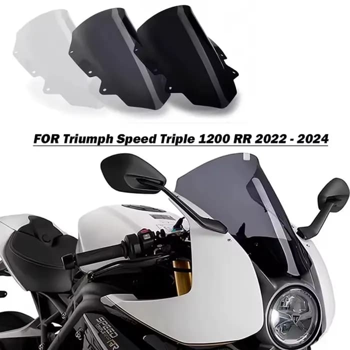 Visière de pare-brise pour Triumph Speed Triple 1200 RR 2022 – 2024