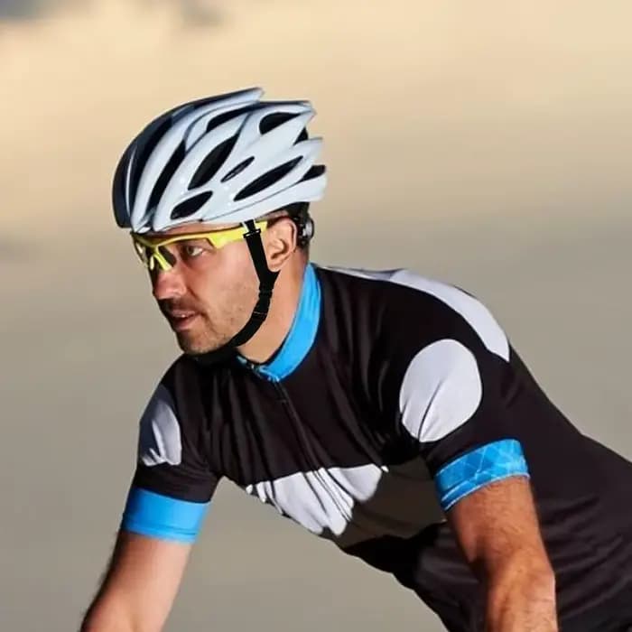 Mentonnière réglable en forme de Y avec bonnet