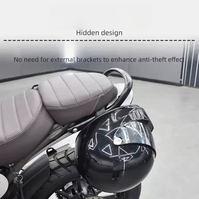 Serrure de casque cachée personnalisée pour Triumph Speed400/Scrambler400X
