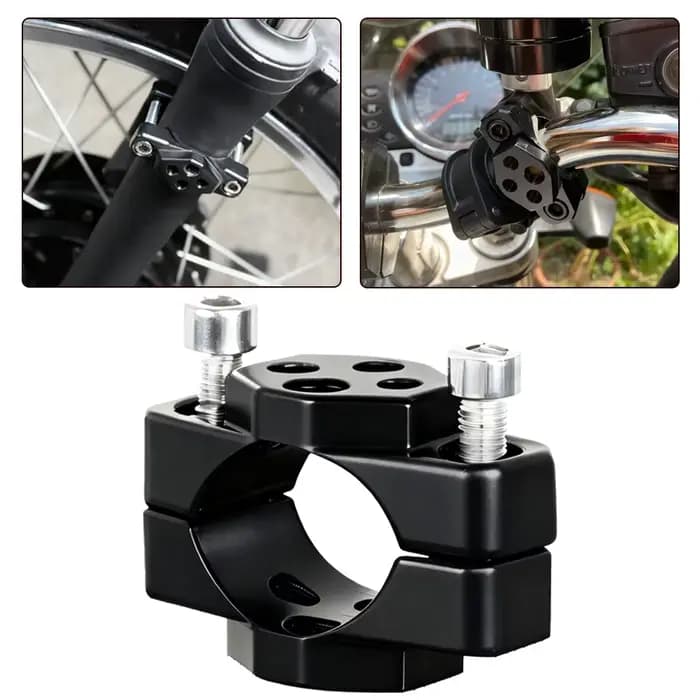 Support de fixation pour guidon de moto 22-32mm