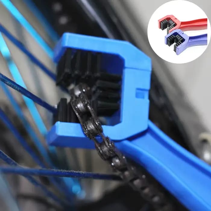 Brosse de nettoyage de chaîne de moto et de vélo
