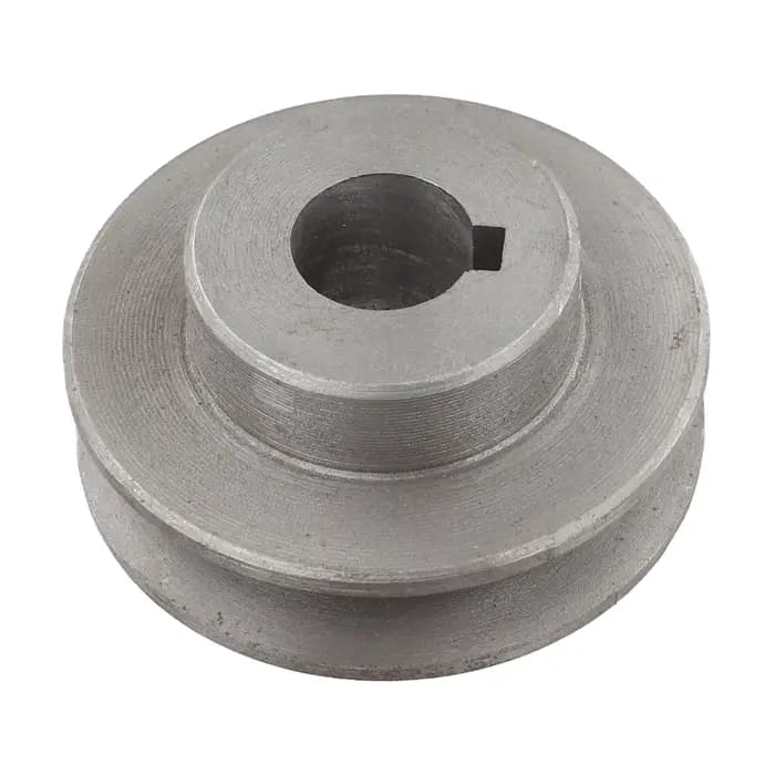 1 pièce Poulie de courroie trapézoïdale type A à fente unique, roue de moteur en fonte, roue d'arbre principal, pièce de pompe à air, accessoire pour outil électrique